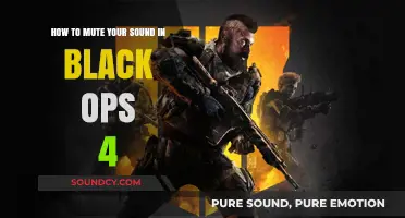 Silencing the Battlefield: A Guide to Muting Sound in Black Ops 4