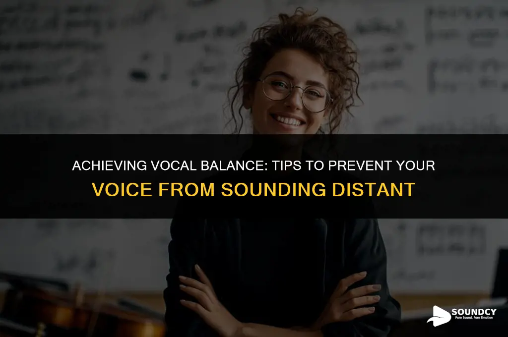 how to not have my vocals sound so far