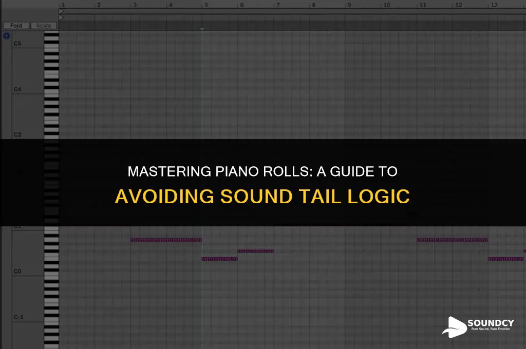 how to not have sound tail logic piano roll