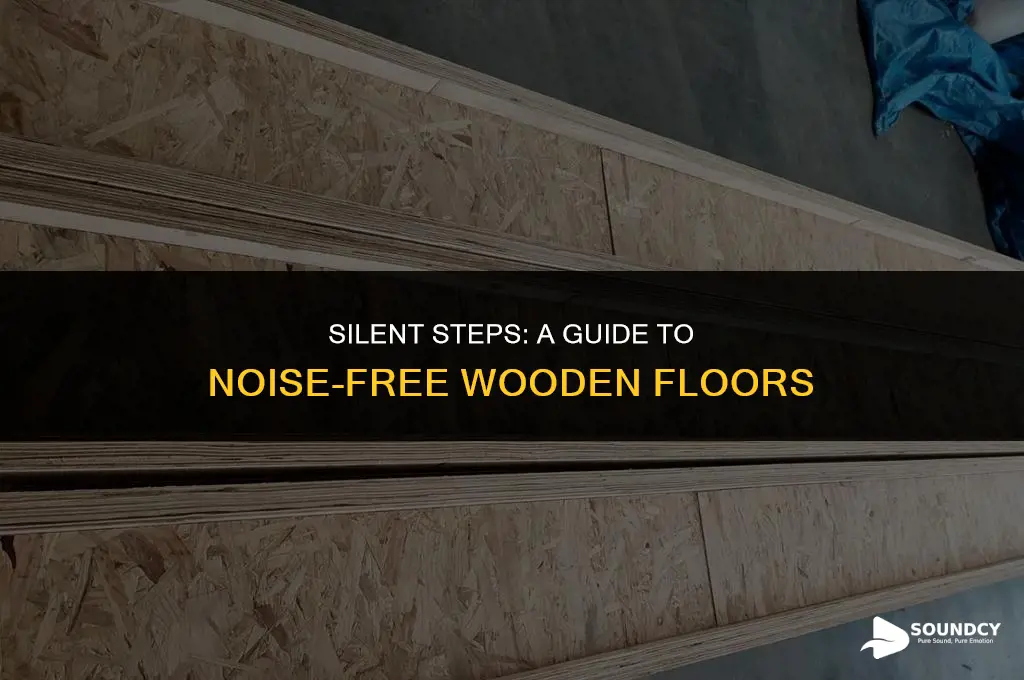 how to not make sound in a wooden floor