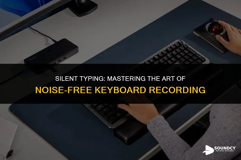 how to not pick up keyboard sound in mic