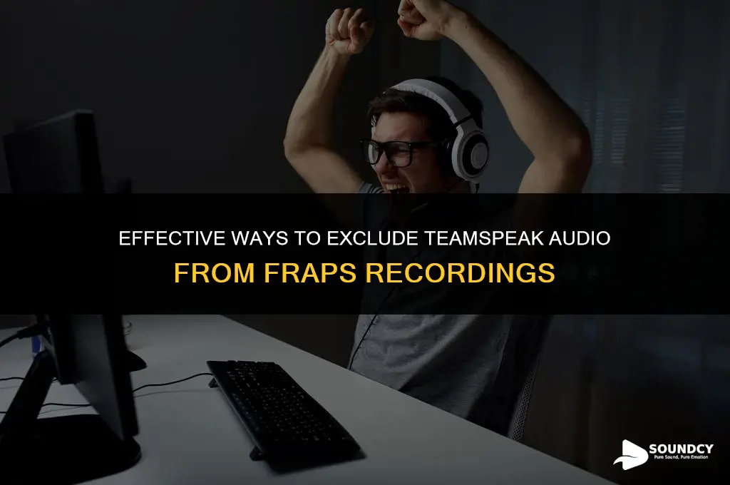 how to not pick up teamspeak sound in fraps