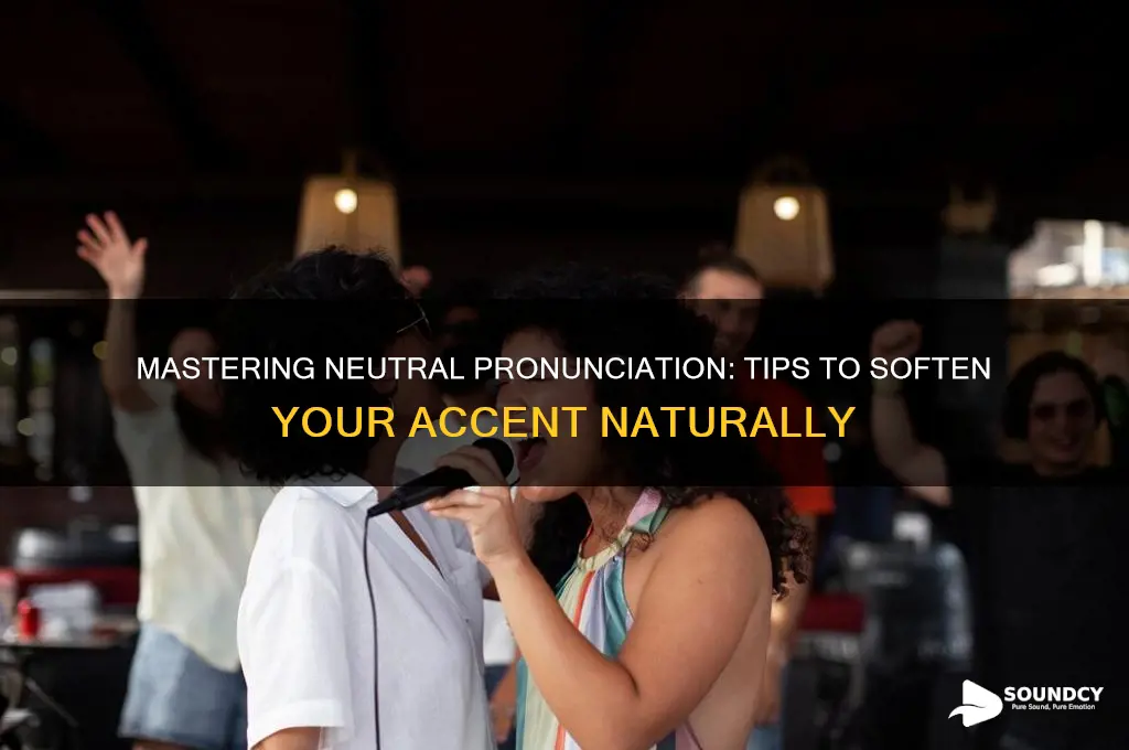 how to not sound accented