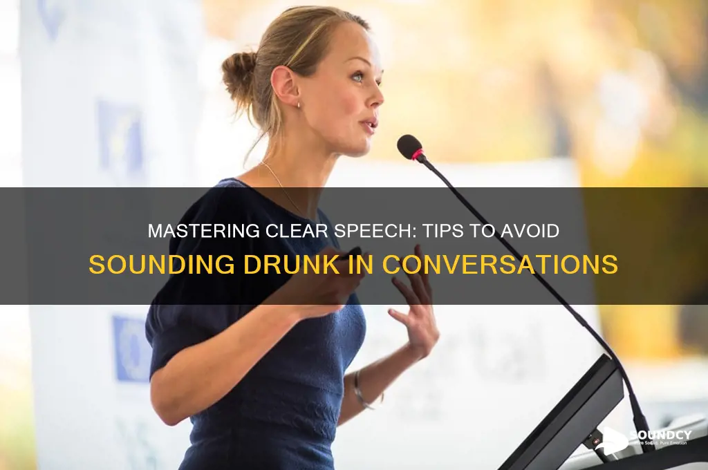 how to not sound drunk