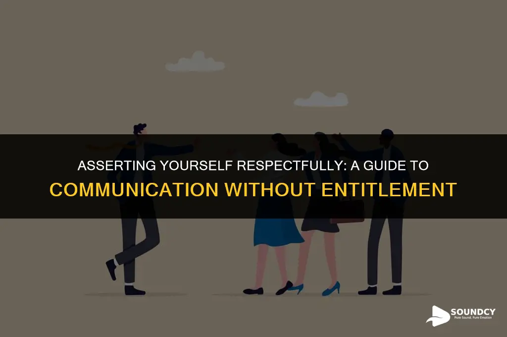 how to not sound entitled but still be respectful
