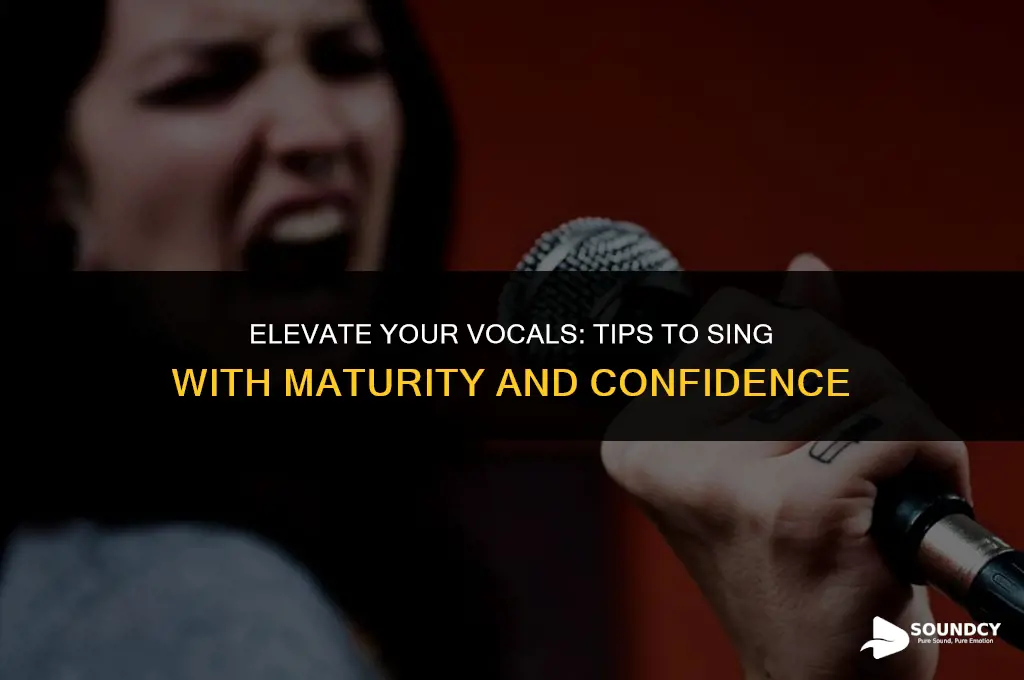 how to not sound like a baby when singing