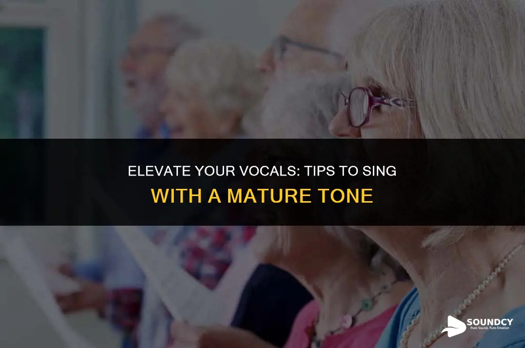 how to not sound like a kid when singing