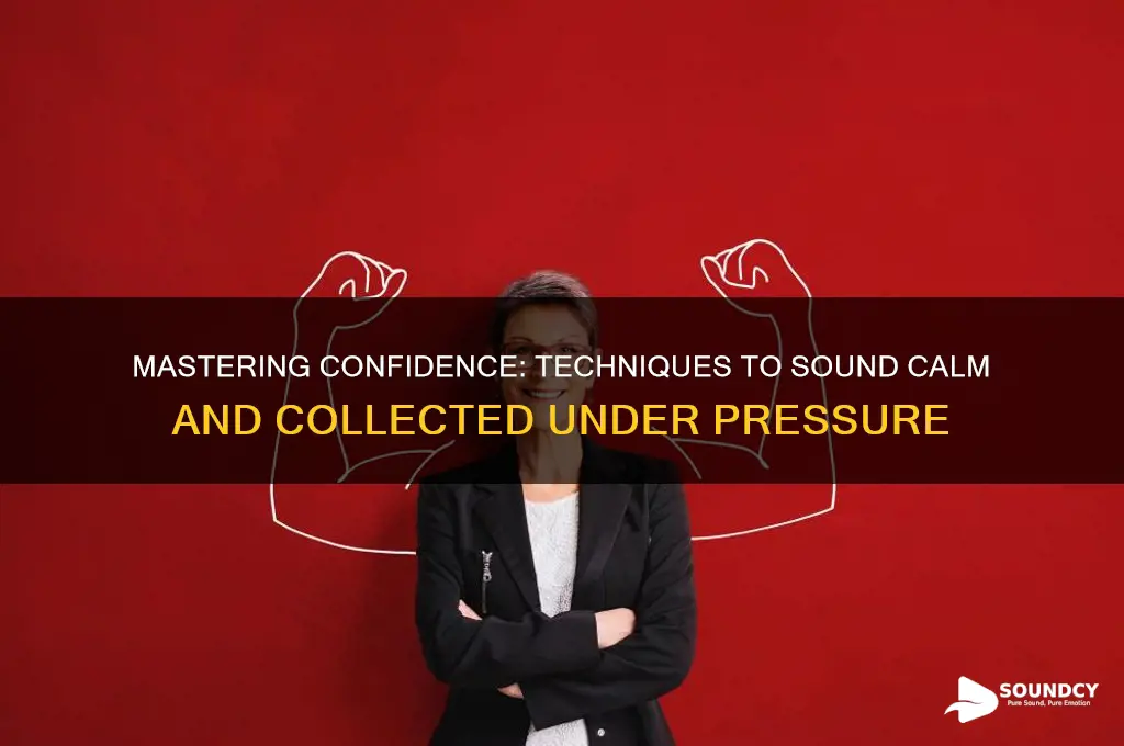 how to not sound nervous