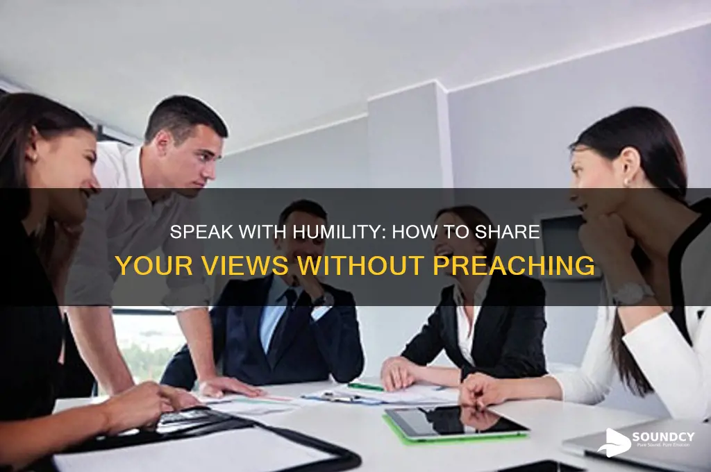 how to not sound preachy