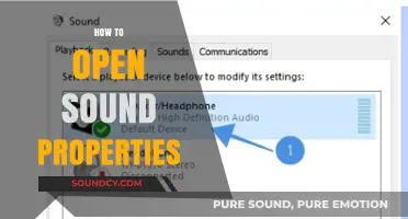 Quick Guide to Accessing and Adjusting Sound Properties on Your PC