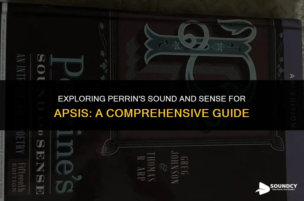 how to order perrine sound and sense for apsis