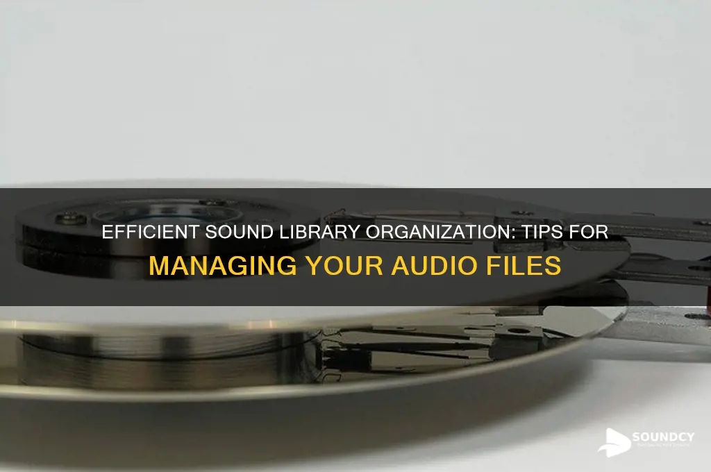 how to organize sound library