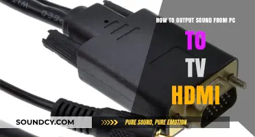 Effortless Audio: Connect Your PC to TV via HDMI for Immersive Sound