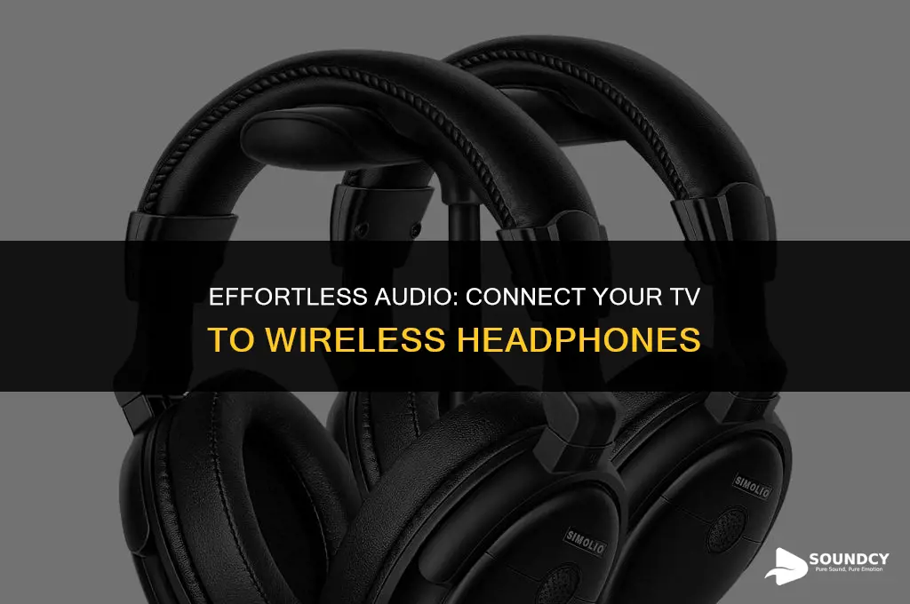 how to output sound from tv to wireless headphone