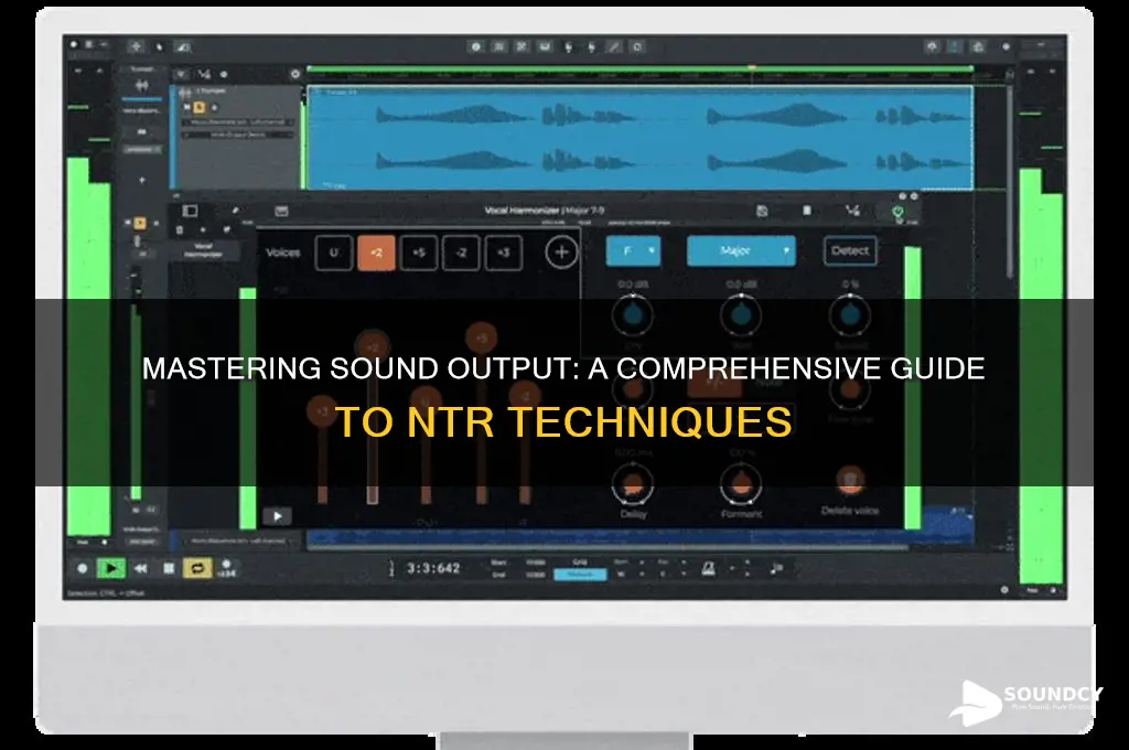 how to output sound ntr