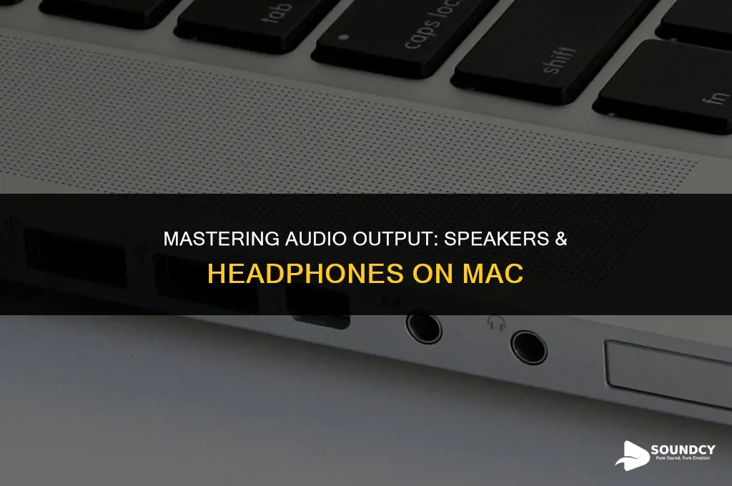 how to output sound to speakers and headphones mac