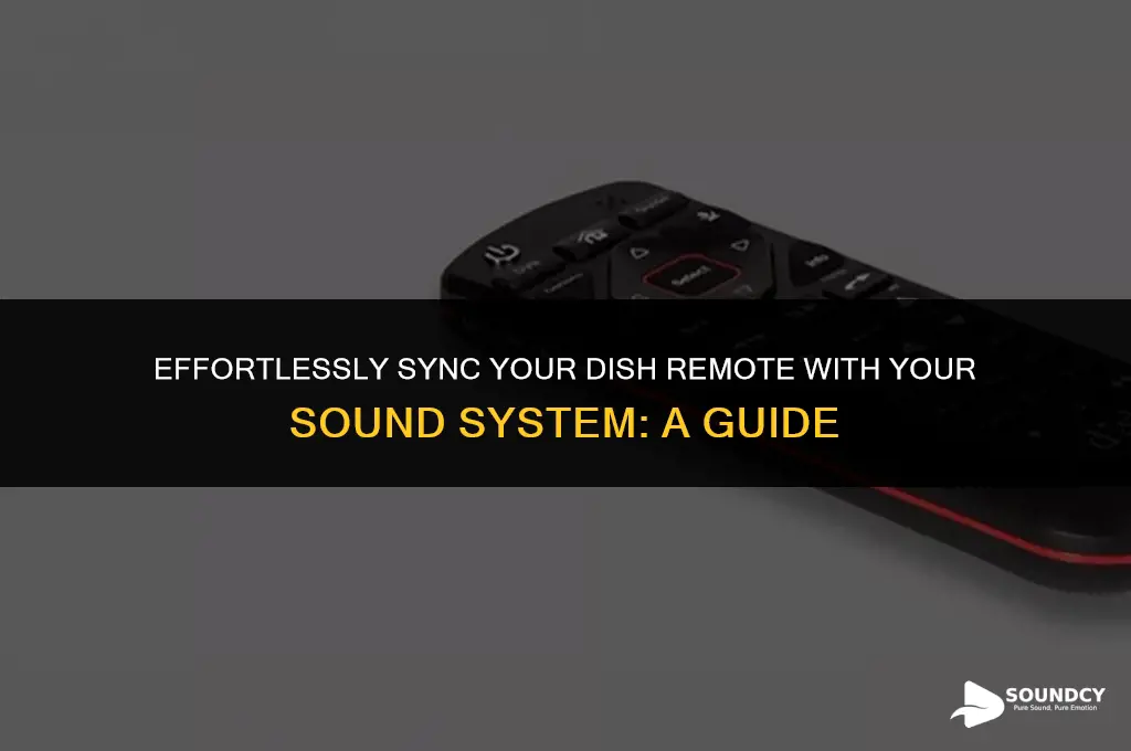 how to pair a dish remote to a sound