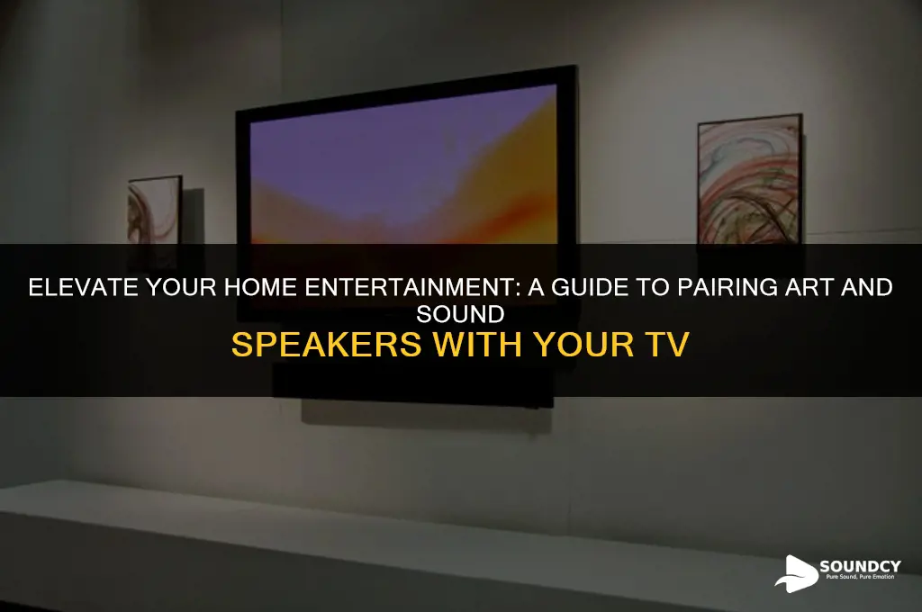 how to pair art and sound speaker to tv