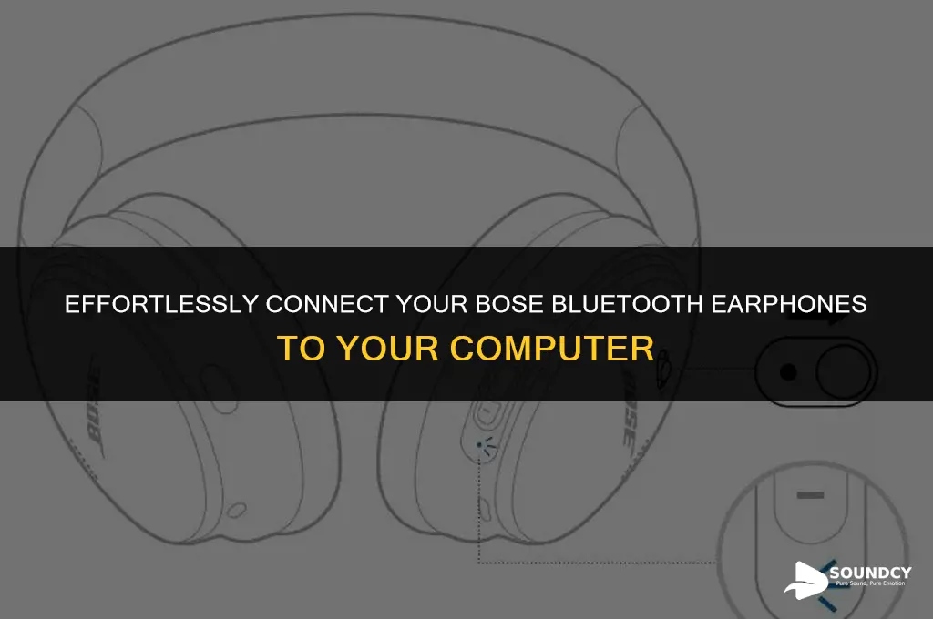 how to pair bose sound bluetooth earphones to computer