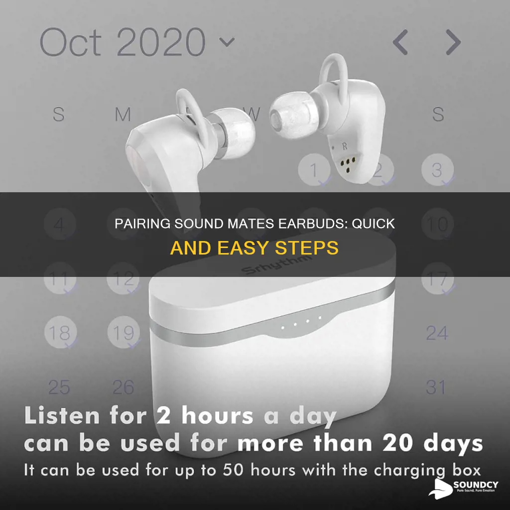 how to pair sound mates earbuds