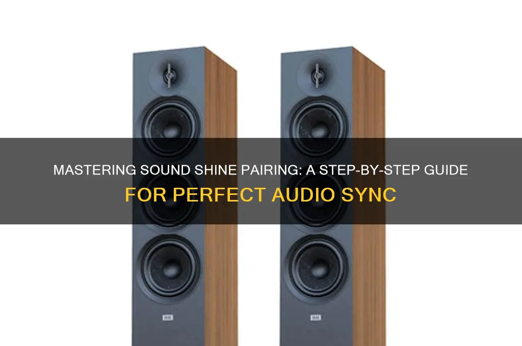 how to pair sound shine