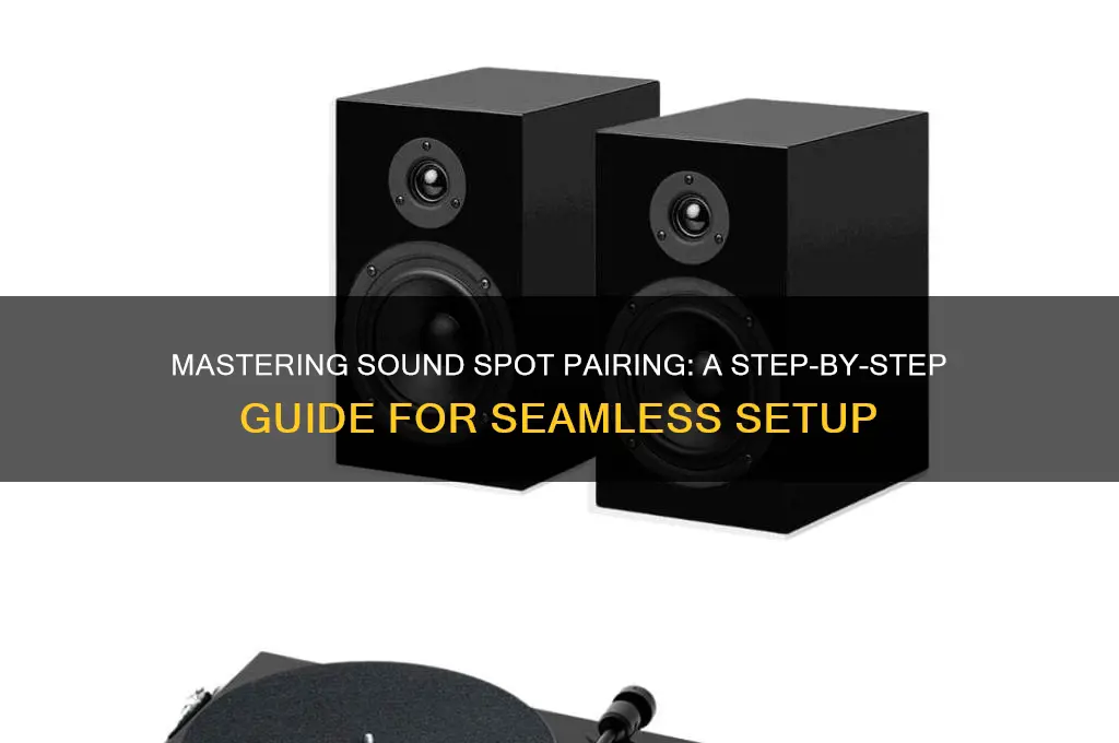 how to pair sound spot