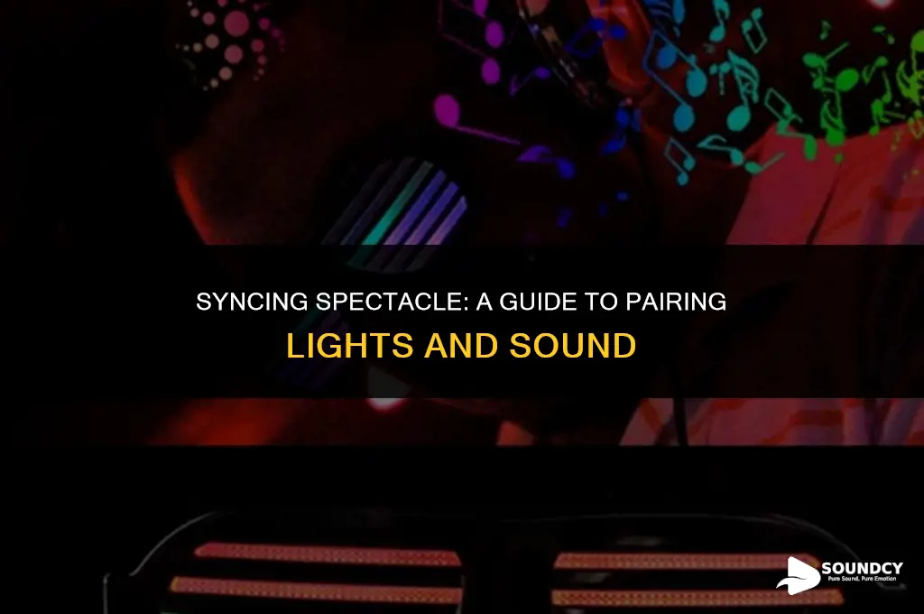 how to pair with spectacular lights and sound show