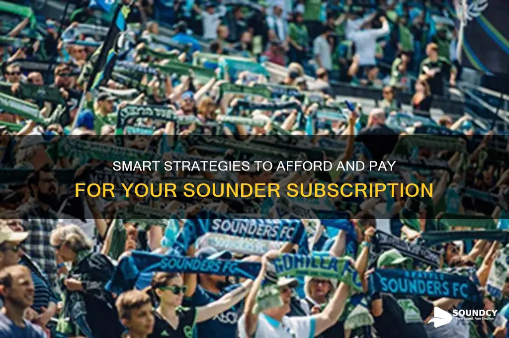 how to pay for sounder