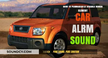 Silencing the Honda Element Alarm: A Permanent Solution