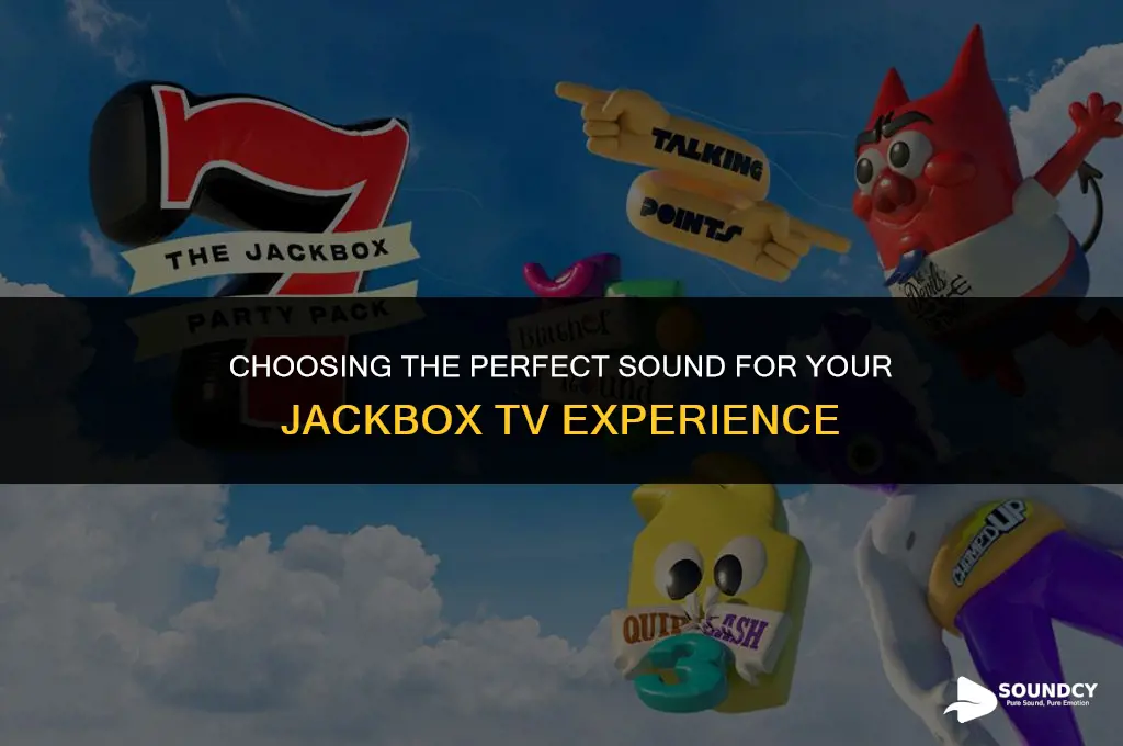 how to pic k a sound for jackbox tv