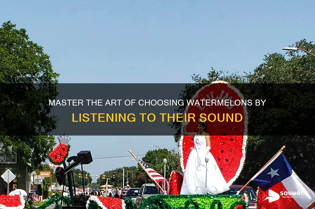 how to pick watermelon sound