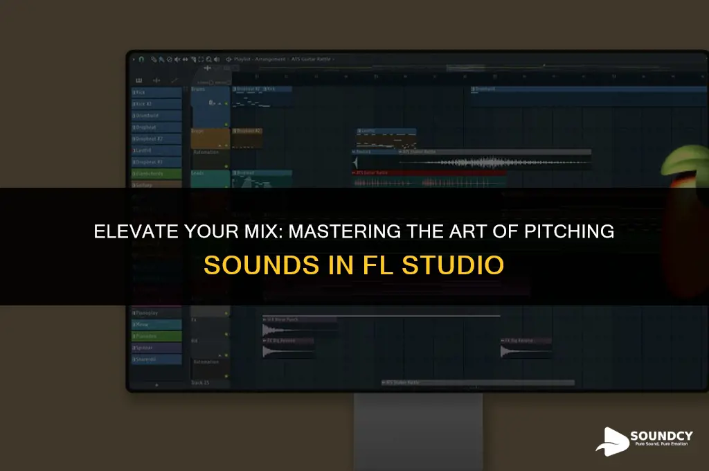 how to pitch a sound up in fl studio