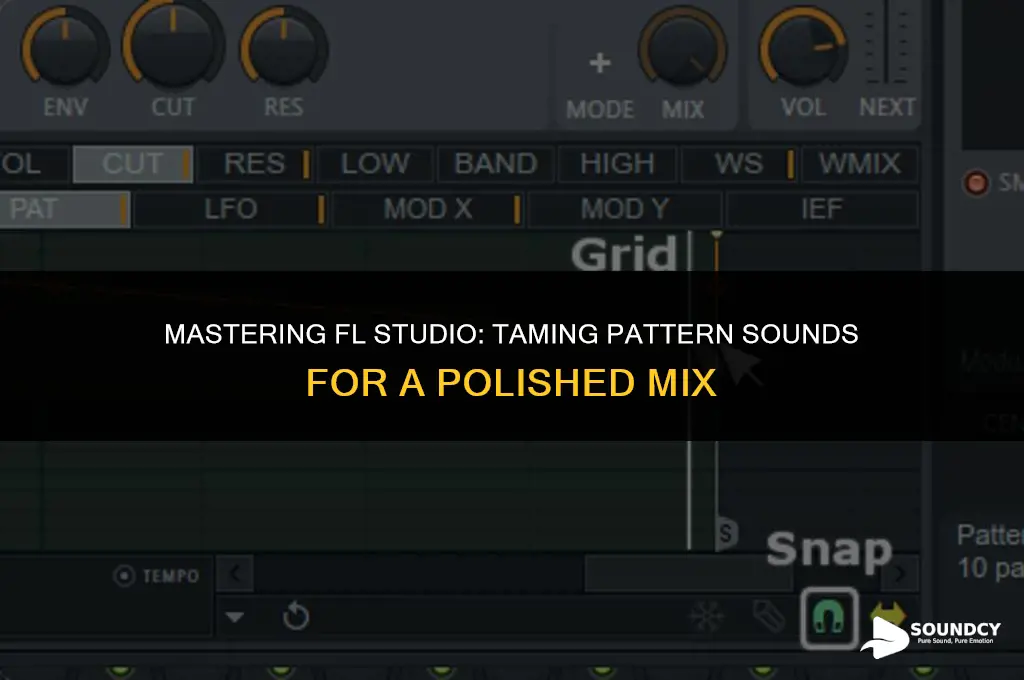how to place down pattern fl studio sounds off