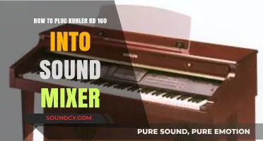 Connecting Kohler KD 160 to Sound Mixer: A Step-by-Step Guide
