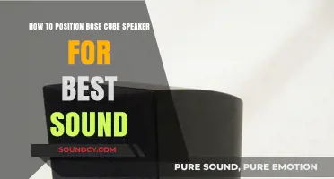 Optimizing Audio: Positioning Your Bose Cube Speaker for Superior Sound
