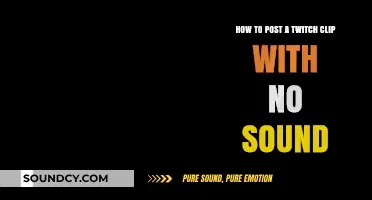 Mute the Noise: Posting Twitch Clips Without Sound