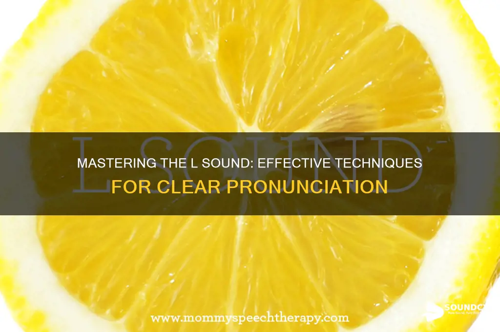 how to practice l sound