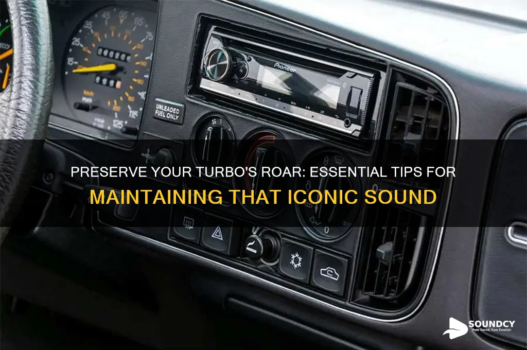 how to preserve turbo sound