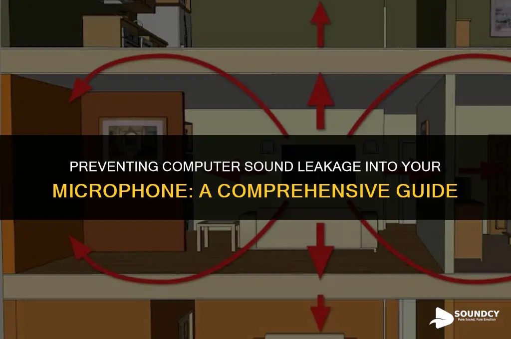 how to prevent computer sound from going into microphone