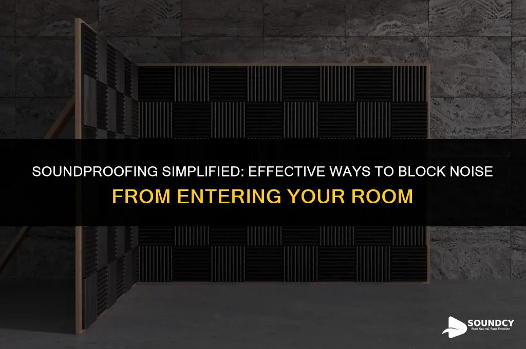 how to prevent sound from coming into a room