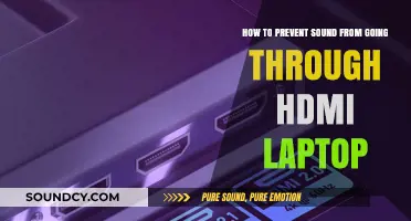Effective Ways to Block Sound Transmission via HDMI on Laptops