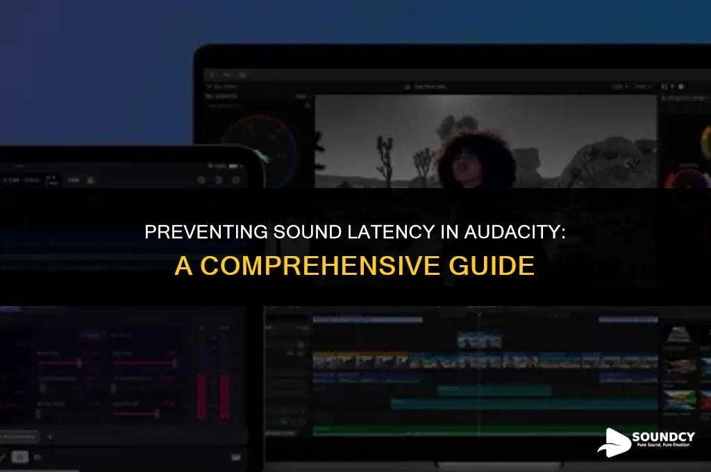 how to prevent sound latency in audactiy while recoding