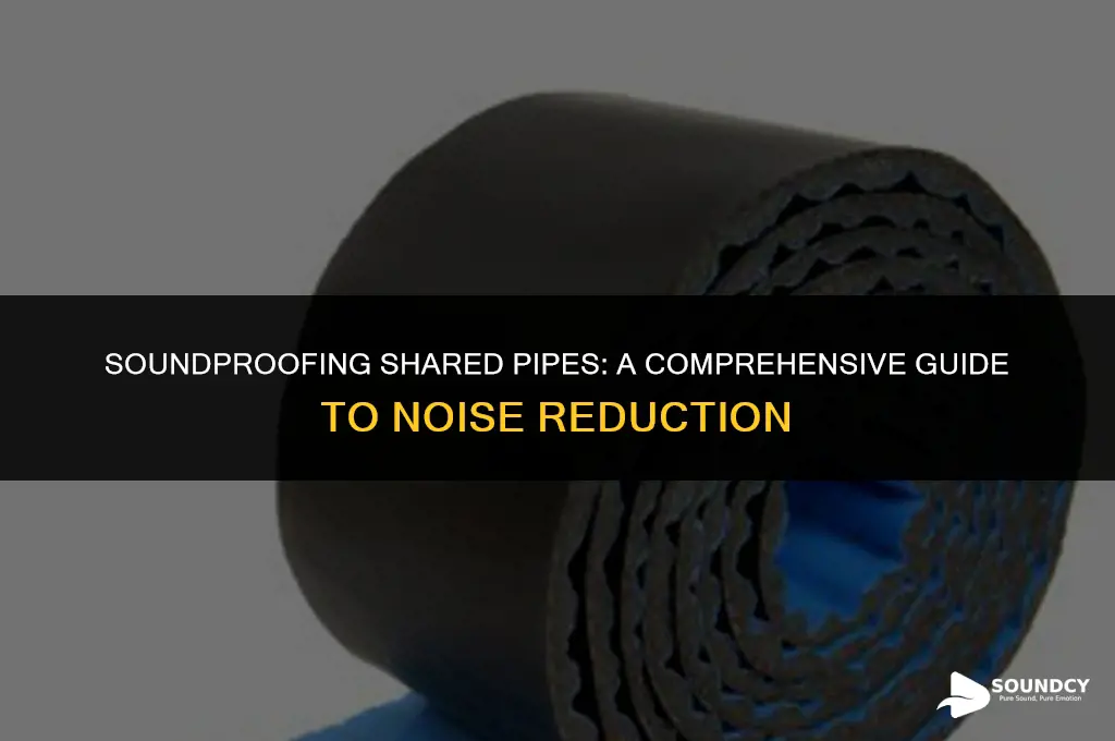 how to prevent sounds from going through shared pipes