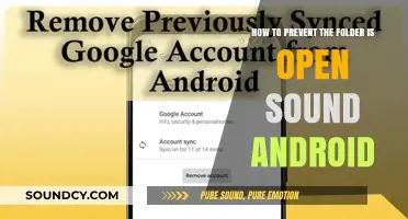 Silencing the Annoying Folder Open Sound on Android Devices