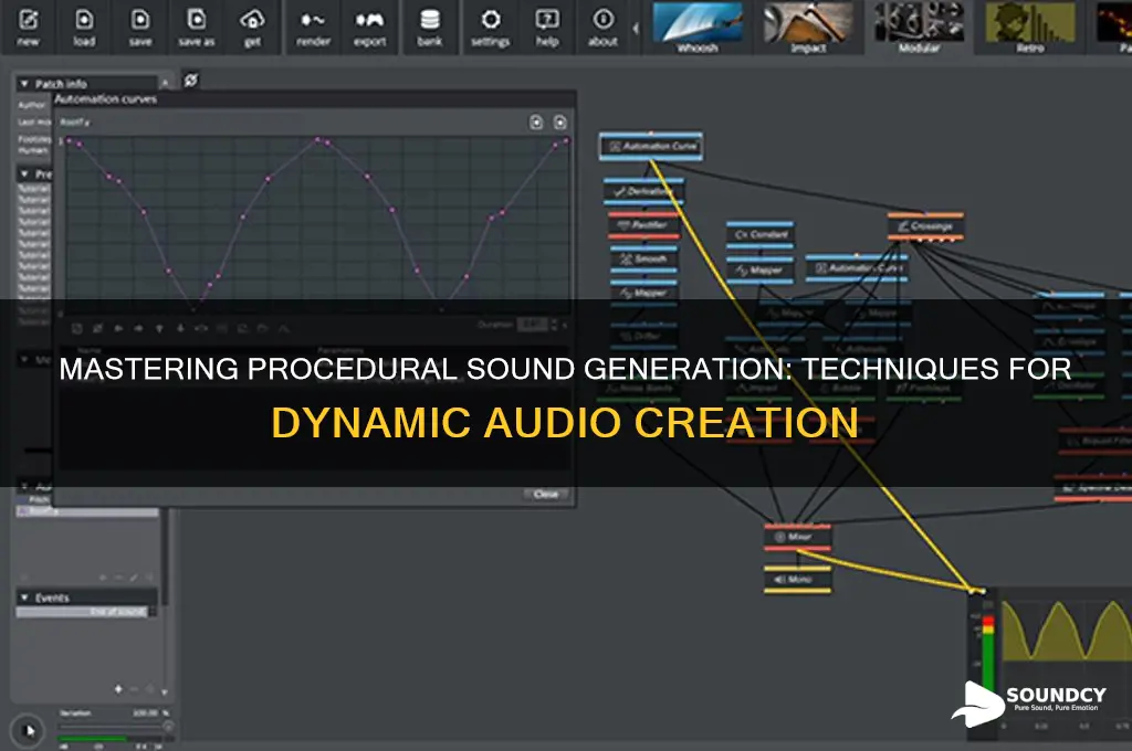 how to procedurally generate sound