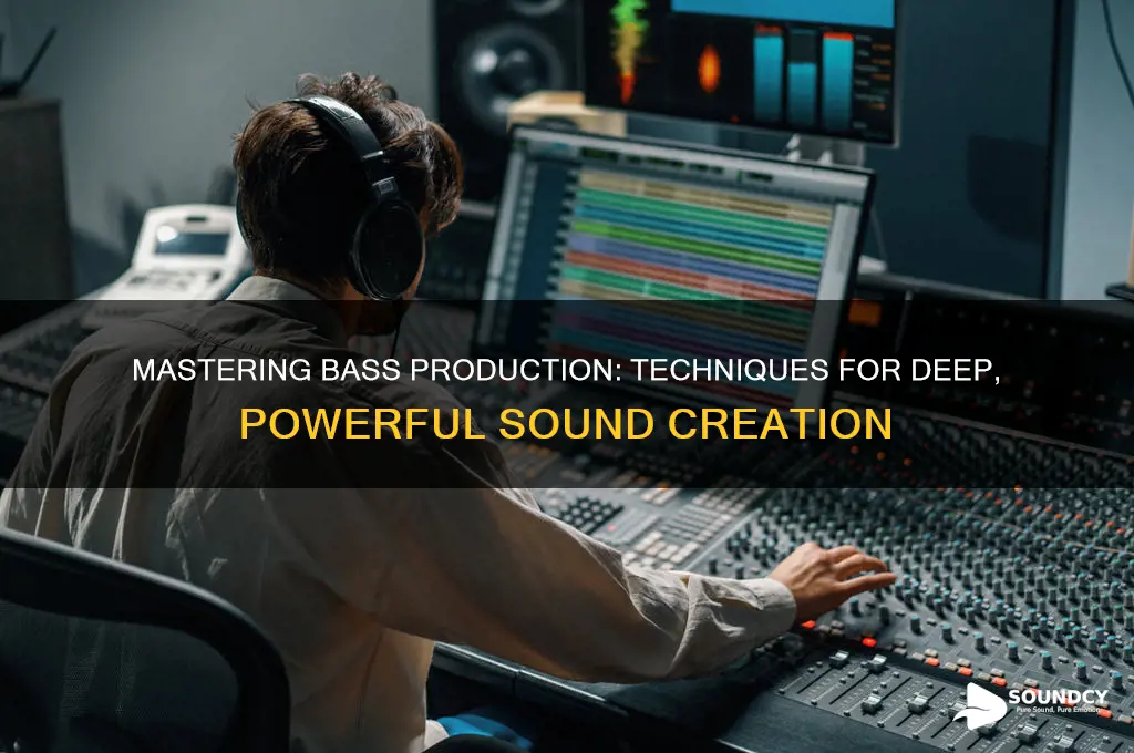 how to produce bass sound