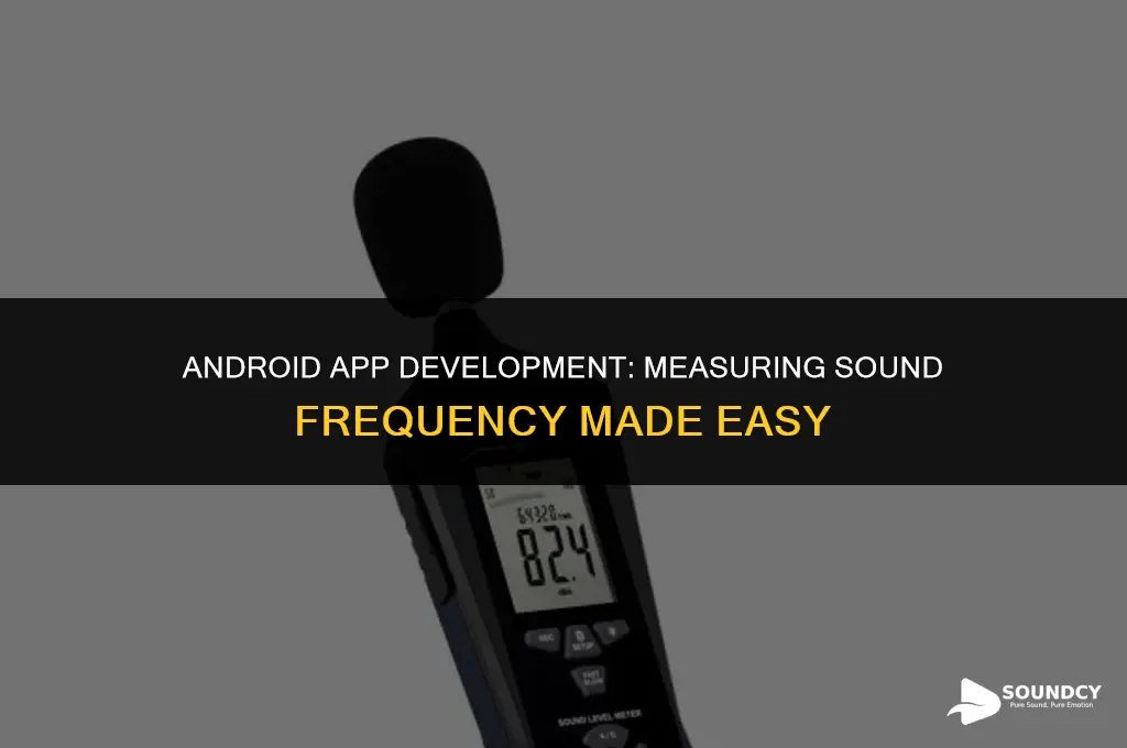how to program android app to measure sound frequency