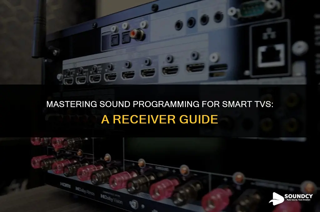 how to program sound for smart tv on receiver