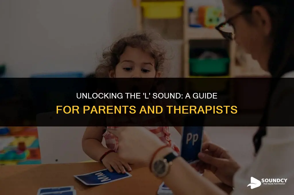 how to promp a child to say l sound