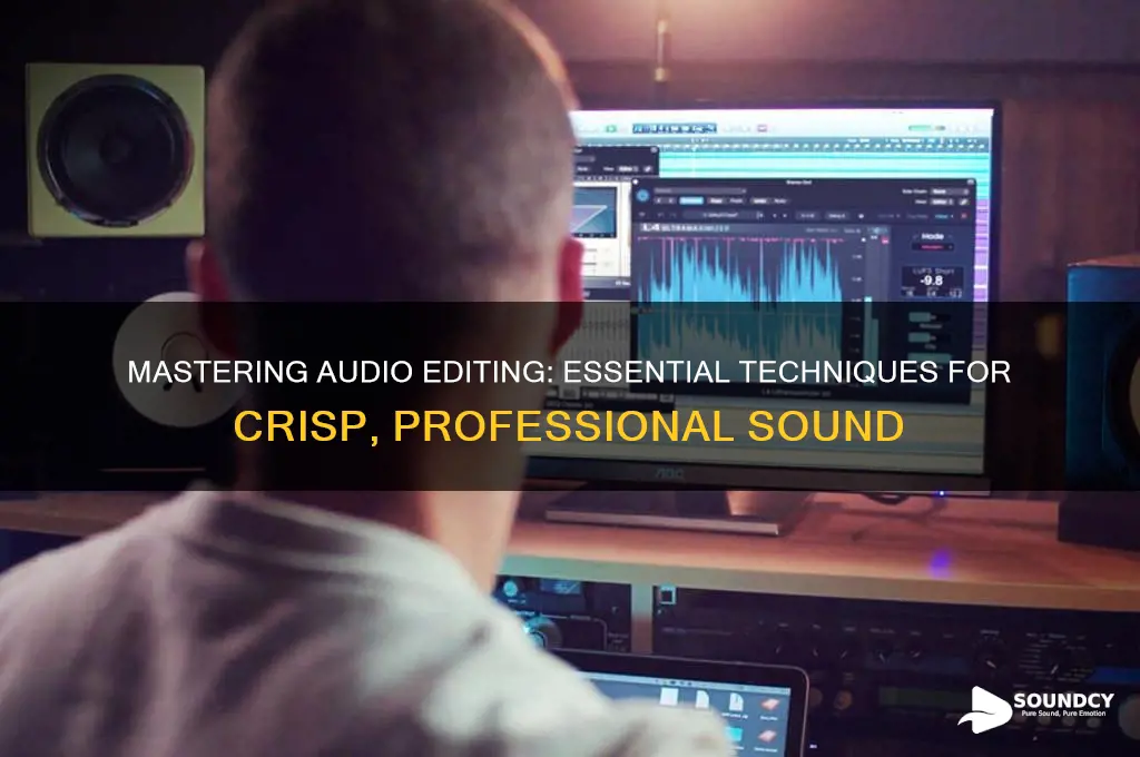 how to properly edit sound